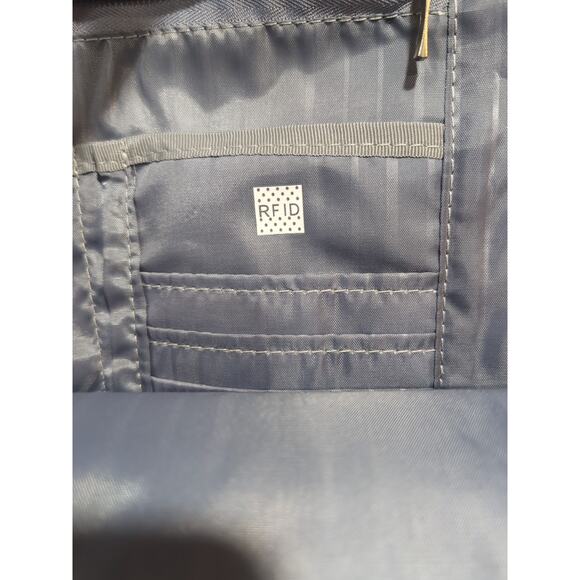 VANKEAN Rolling Bag with Wheels 16.5" Rolling Briefcase Women Quilted Black New - Picture 4 of 10